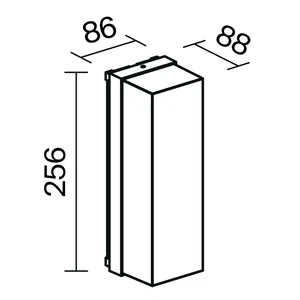 Настенный светильник (бра) Outdoor O450WL-01GF