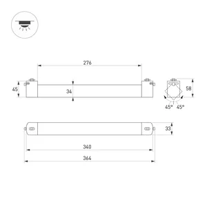 Светильник LGD-NEPTUN-2TR-L343-10W Day4000 (WH, 100 deg, 230V) (Arlight, IP20 Металл, 5 лет)