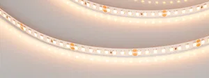Лента RT-A160-8mm 24V Warm2400 (12 W/m, IP20, 2835, 5m) (Arlight, высок.эфф.150 лм/Вт)