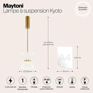 Подвесной светильник Maytoni MOD178PL-L11G3K