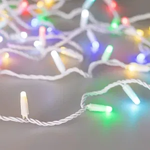 Светодиодная гирлянда ARD-STRING-CLASSIC-10000-WHITE-100LED-MILK-SYNC RGB (230V, 6.5W) (Ardecoled, IP65, 1 год)