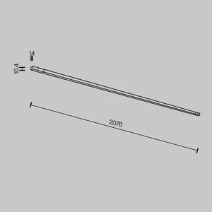 Трековый светильник Technical TR180-1-24WTW-B