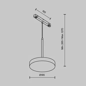 Трековый светильник Technical TR123 (23мм EXILITY)