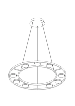 Подвесной светильник Maytoni MOD070PL-L63B3K