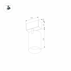 Светильник MAG-SPOT-25-R120-12W Day4000 (BK, 30 deg, 24V) (Arlight, IP20 Металл, 5 лет)