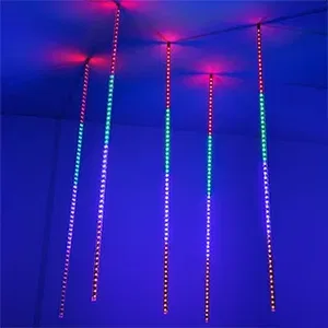 Светодиодная гирлянда ARD-ICEFALL-CLASSIC-D12-1000-5PCS-CLEAR-120LED-LIVE RGB (230V, 11W) (Ardecoled, IP65)