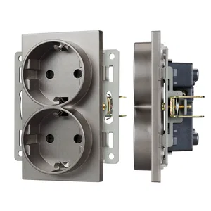 Механизм электрической розетки SCT-MEUD-PL-GR (250V, 16A) (Arlight, -)