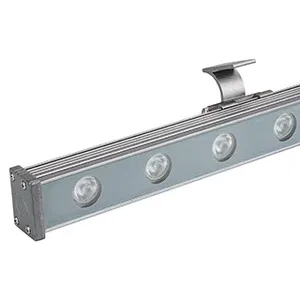 Светодиодный прожектор AR-LINE-1000S-18W-24V RGB (Grey, 30 deg, DMX512) (Arlight, Закрытый)