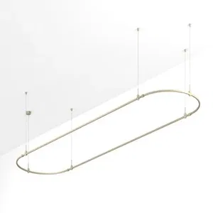 Основание ART-APRIORI-OVAL-HANG-4000x1000 (OG) (Arlight, IP20 Металл, 3 года)