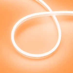 Лента герметичная AURORA-PS-A120-12x6mm 24V Amber (10 W/m, IP65, 2835, 5m) (Arlight, Силикон, 2 года)