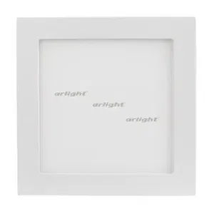 Светильник DL-192x192M-18W Warm White (Arlight, IP40 Металл, 3 года)