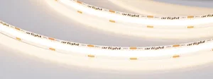 Лента COB-X576-10mm 24V Warm3500 (15 W/m, IP20, 5m) (Arlight, высок.эфф.150 лм/Вт)
