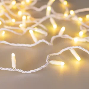 Светодиодная гирлянда ARD-STRING-CLASSIC-10000-WHITE-100LED-MILK-SYNC RGB (230V, 6.5W) (Ardecoled, IP65, 1 год)