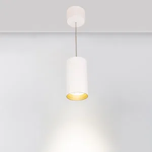 Светильник подвесной SP-POLO-R85-2-15W Day White 40deg (White, Gold Ring) (Arlight, IP20 Металл, 3 года)