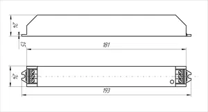 Acil durum güç kaynağı 6063 M1-5 (2W/100-115V/20mA/3,6Vx2Аh – 2h)