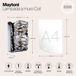 Настенный светильник (бра) Maytoni MOD124WL-L6CH3K