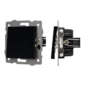 Механизм выключателя одноклавишный непроходной SWT-MK01-PL-BK-V (250V, 10A) (Arlight, -)