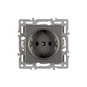 Механизм электрической розетки SCT-MEU1-PL-GR (250V, 16A) (Arlight, -)