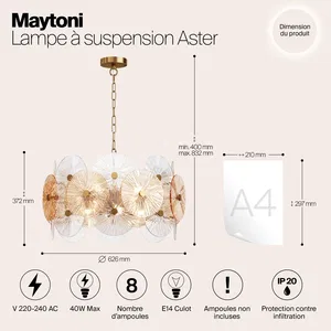 Подвесной светильник Maytoni MOD007PL-08G