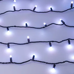 Светодиодная гирлянда ARD-STRING-CLASSIC-10000-BLACK-100LED-MILK-LIVE RGB-DMX (24V, 10W) (Ardecoled, IP65, 1 год)