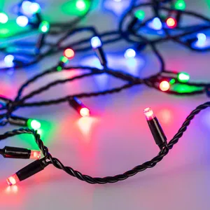 Светодиодная гирлянда ARD-STRING-CLASSIC-10000-BLACK-95LED-LIVE RGBW-DMX (24V, 10W) (Ardecoled, IP65, 1 год)