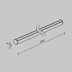 Комплектующие для текстильной подвесной системы Technical TRA130SR-3B