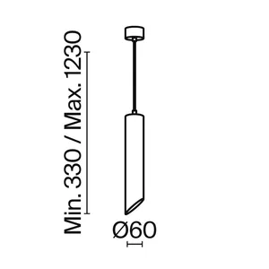 Подвесной светильник Maytoni P044PL-01-30GU10-W