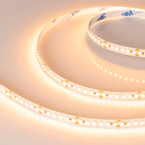Лента RT-A180-8mm 24V Warm2400 (14.4 W/m, IP20, 3528, 5m) (Arlight, Открытый)