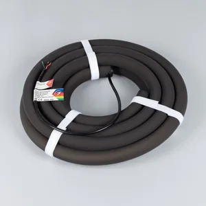 Лента герметичная SPI MOONLIGHT-BLACK-SIDE-G180-D25mm 12V RGB-PX2 (21.6 W/m, IP65, 5m, wire x1) (Arlight, Вывод боковой, 3 года)