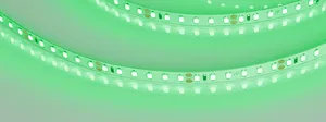 Лента RT-A120-8mm 24V Green (9.6 W/m, IP20, 2835, 5m) (Arlight, Открытый)