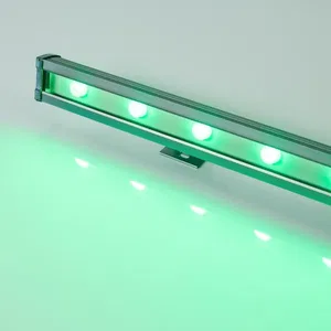 Светодиодный прожектор AR-LINE-1000L-48W-24V RGB-Warm3000 (Grey, 15x45 deg, DMX512) (Arlight, Закрытый)