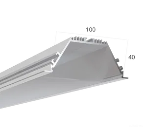Алюминиевый LED профиль LINE 10040 IN ral9005 LT70 (с экраном) — 3000мм