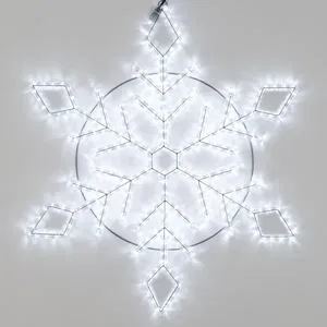 Фигура светодиодная ARD-SNOWFLAKE-M9-900x900-360LED White (230V, 22W) (Ardecoled, IP65, 1 год)
