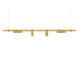 Подвесной светильник HOKASU PL9 (GOLD/3000mm – D55/140mm/3K/60W/38deg)