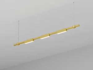 Подвесной светильник HOKASU PL11 (GOLD/1500mm – 200mm/LT70/4K/18W/120deg)