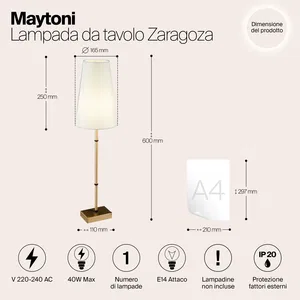 Потолочный светильник Maytoni H001CL-05BS
