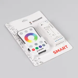 INTELLIGENT ARLIGHT Диммер SMART-SET-PWM-104-52-RGBW-SUF White (12-24V, 4x4A, ПДУ RING 10кн, 2.4G) (IARL, Контроллер)