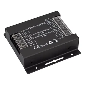 Усилитель ARL-5022-RGBW (12-24V, 4x8A, 384-768W) (Arlight, IP20 Металл, 3 года)