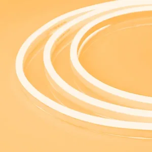 Образец Гибкий неон ARL-NEON-1608PH-SIDE 24V Amber (Arlight, 8 Вт/м, IP65)