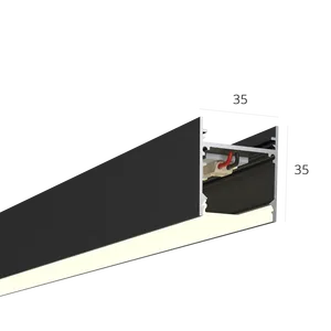 Lineer armatürler HOKASU S35 (RAL9005/3000mm/LT70 — 4K)