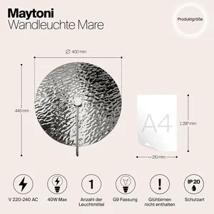 Настенный светильник (бра) Maytoni MOD305WL-01CH