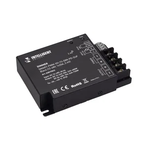 INTELLIGENT ARLIGHT Диммер SMART-PWM-101-73-DIM-PD-SUF Black (12-48V, 1x20A, 2.4G) (IARL, IP20 Металл, 5 лет)