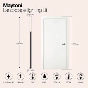 Ландшафтный светильник Outdoor O593FL-L20GF3K