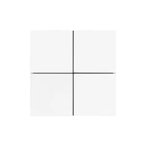 INTELLIGENT ARLIGHT Кнопочная панель KNX-304-23-IN White (BUS, Frameless) (IARL, IP20 Металл, 2 года)