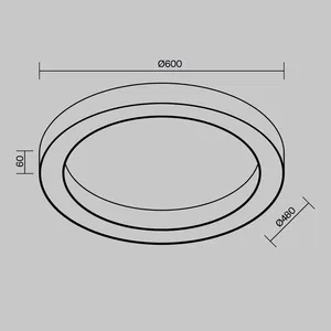 Потолочный светильник Technical C093CL-45W3K-B