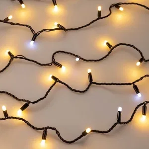 Светодиодная гирлянда ARD-STRING-CLASSIC-10000-BLACK-100LED-MILK-FLASH Warm (230V, 7W) (Ardecoled, IP65, 1 год)