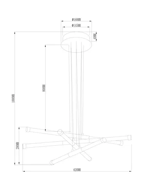 Подвесной светильник Freya FR6098PL-L64BZ
