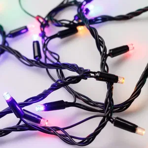 Светодиодная гирлянда ARD-STRING-CLASSIC-10000-BLACK-100LED-LIVE RGB (230V, 7W) (Ardecoled, IP65, 1 год)