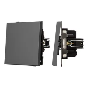 Механизм звонкового выключателя SWT-TENDO-MKR1-SFPL-GR (230V, 10A) (Arlight, Матовый графитовый)