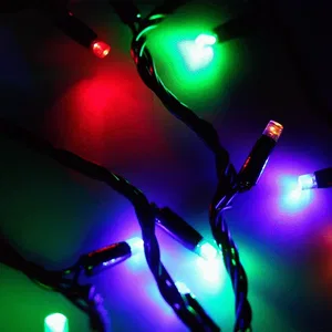 Светодиодная гирлянда ARD-STRING-CLASSIC-10000-BLACK-100LED-LIVE RGB (230V, 7W) (Ardecoled, IP65, 1 год)